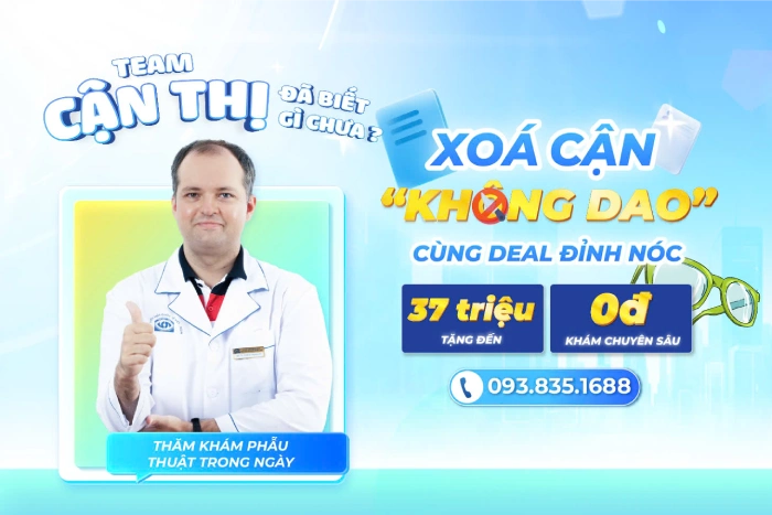 Bùng nổ siêu ưu đãi tháng 10: Xóa cận không dao cùng deal đỉnh nóc  