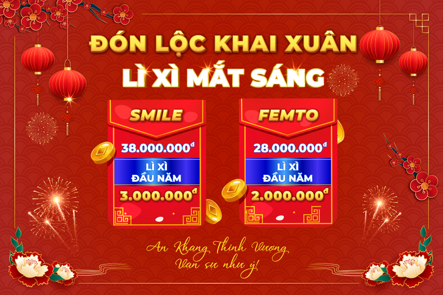 DUY NHẤT MÙNG 5 TẾT: Đón lộc khai xuân - Lì xì mắt sáng