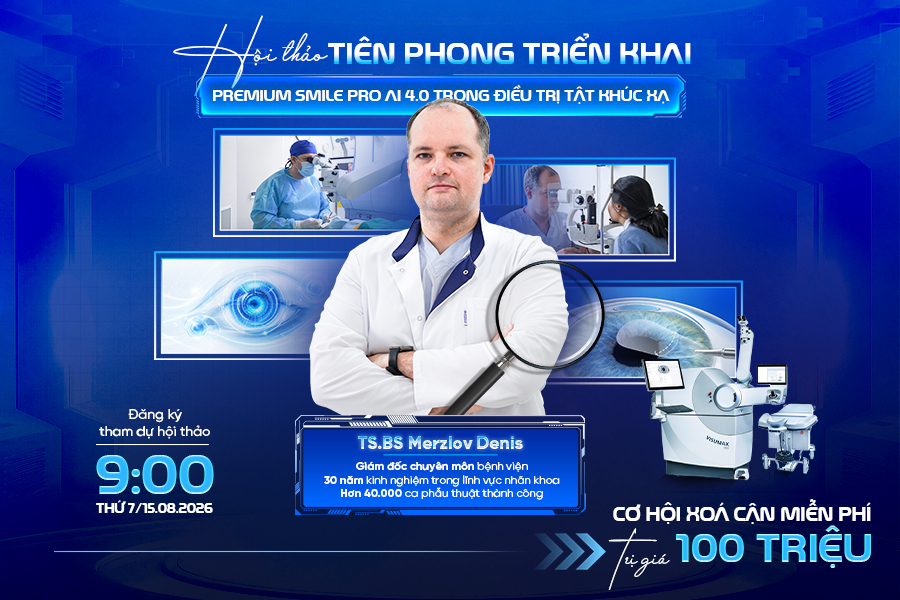 Hội thảo nhãn khoa: Giải mã công nghệ xóa cận với trí tuệ nhân tạo
