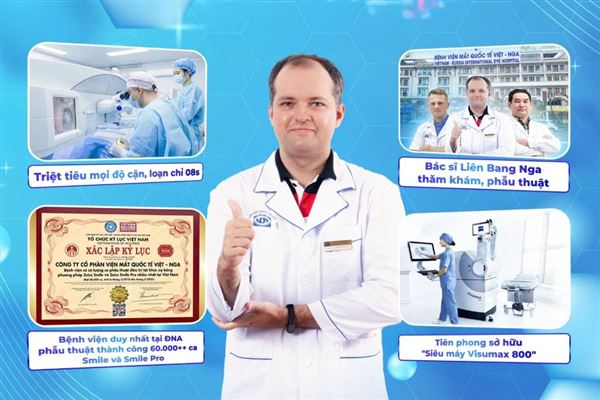 Quy trình khám – phẫu thuật Smile Pro chuẩn quốc tế tại Mắt Việt – Nga Hạ Long