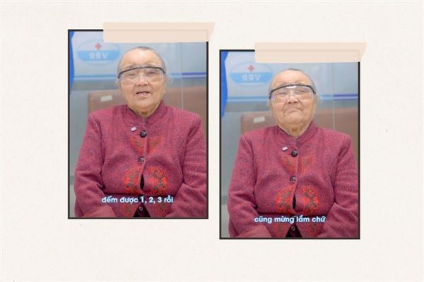 U90 mổ đục thủy tinh thể: Tết này vui lắm vì được nhìn con cháu quây quần