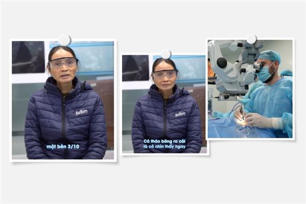 Một ngày sau mổ đục thủy tinh thể, U60 không ngờ nhìn gì cũng nét căng