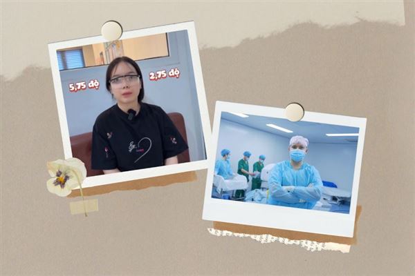 Thường xuyên mỏi mắt vì cận thị, cô gái Hạ Long quyết tâm xóa cận để thay đổi cuộc sống