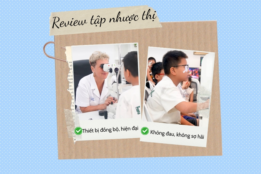 [REVIEW] Thị lực từ 0.05 lên đến 6/10 chỉ sau 3 tháng tập nhược thị