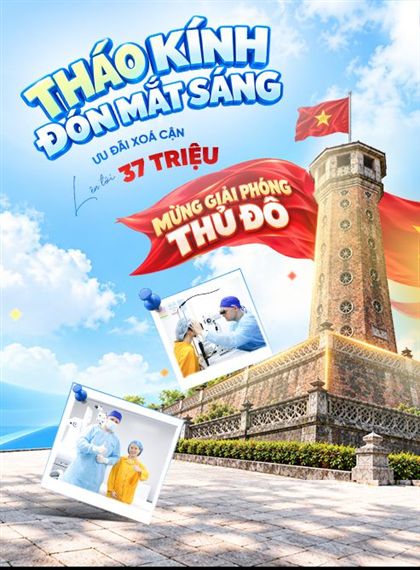 Bảng giá xóa cận tháng 10: Ưu đãi ngập tràn – Đón chào tầm nhìn mới