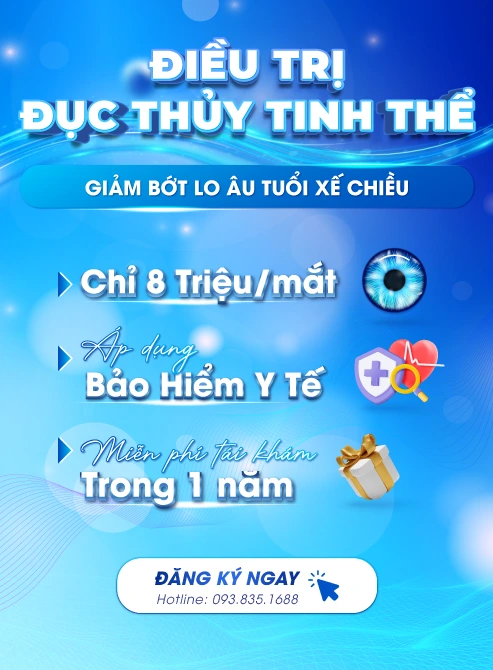 Ưu đãi phẫu thuật đục thủy tinh thể - Tận hưởng thị lực sắc nét 10/10 tại Mắt Việt - Nga Hạ Long