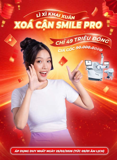 Lì xì khai xuân Bính Ngọ 2026: Ưu đãi đặc biệt phẫu thuật khúc xạ