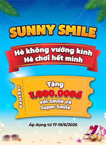 Sunny Smile – Cơ hội vàng xóa cận Relex Smile chỉ 42 triệu đồng trong 3 ngày